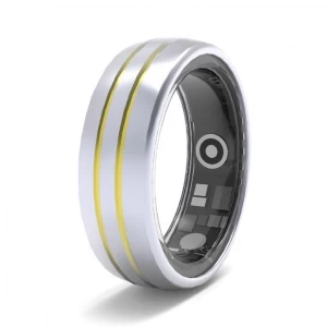 China OEM/ODM Smart Ringe gewölbter Gold Wolfram Carbide Health Smart Ring White Label Herzfrequenz Wasserdicht heiß verkauft Fashion Männer Sport Ring China Hersteller China Hersteller Hersteller