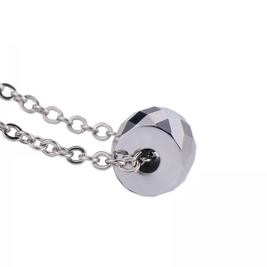 China Newest and Unique Men's Cylinder Tungsten Carbide Diamond - Faceted Tungsten Carbide Pendant China Manufacturer manufacturer