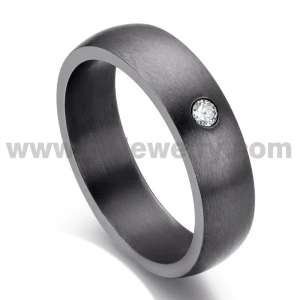 China 6mm Matte Dome Tantalum Diamond Ring for Women - OEM/ODM Manufacturing manufacturer