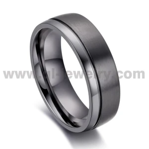 China 8mm Dome Matte & High-Polish Pure Tantalum Wedding Ring for Men | OEM/ODM Manufacturing manufacturer