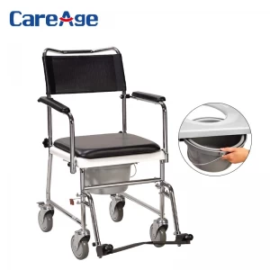China Commode Wheel Chair Weight Limited 350 lbs manufacturer