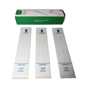 porcelana Cubierta de sonda de termómetro clínico desechable para uso en perros, producto para mascotas de fácil operación, termómetro de mercurio fabricante