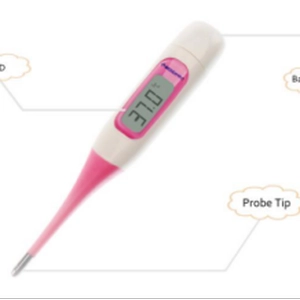 porcelana Termómetro corporal basal electrónico digital OEM 2 decimales 0,01 Termómetro de ovulación oral femenino con punta flexible de precisión fabricante
