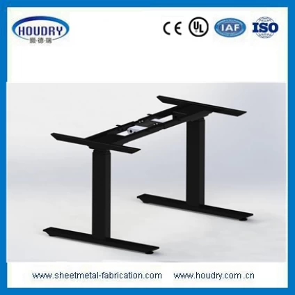 Çin Feet 2 legs electric height adjustable stand up computer desks üretici firma