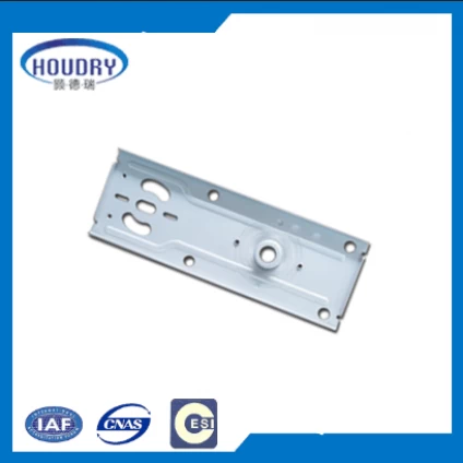 China metal bracket plate; sheet metal products with die custing,press brake,punching,electrical plating manufacturer