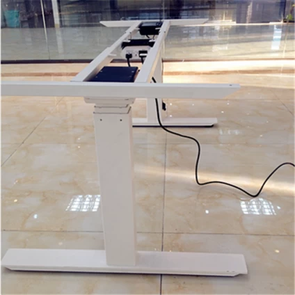 Çin safety electric adjustable desk with manual electric sit stand desk üretici firma