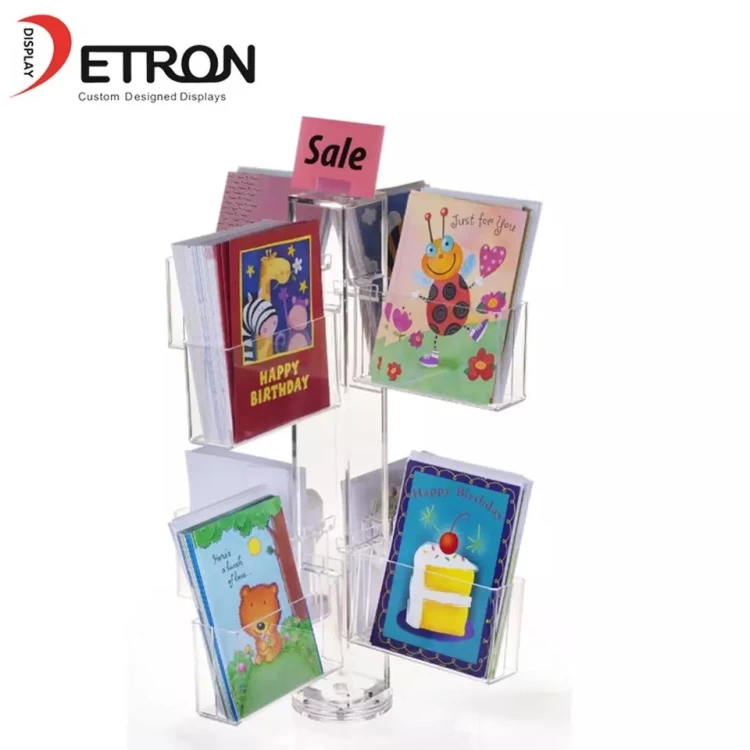 China Acrylic Greeting Card Display Rack Wholesale manufacturer