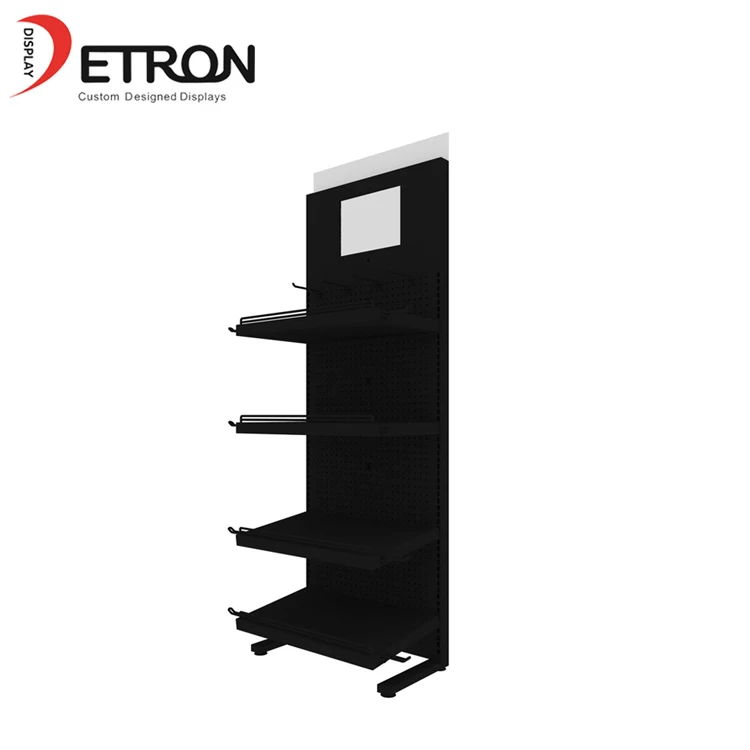 China 4 Tiers metal floor pegboard display fixture for toy store manufacturer