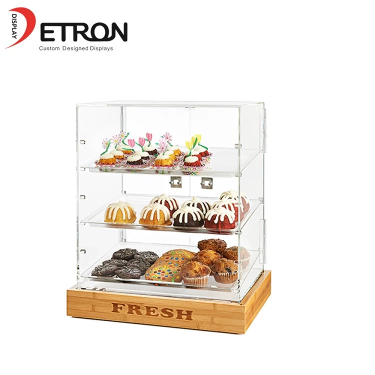 China China Supplier Manufacturer New Design Custom Acrylic Bread Display Rack manufacturer