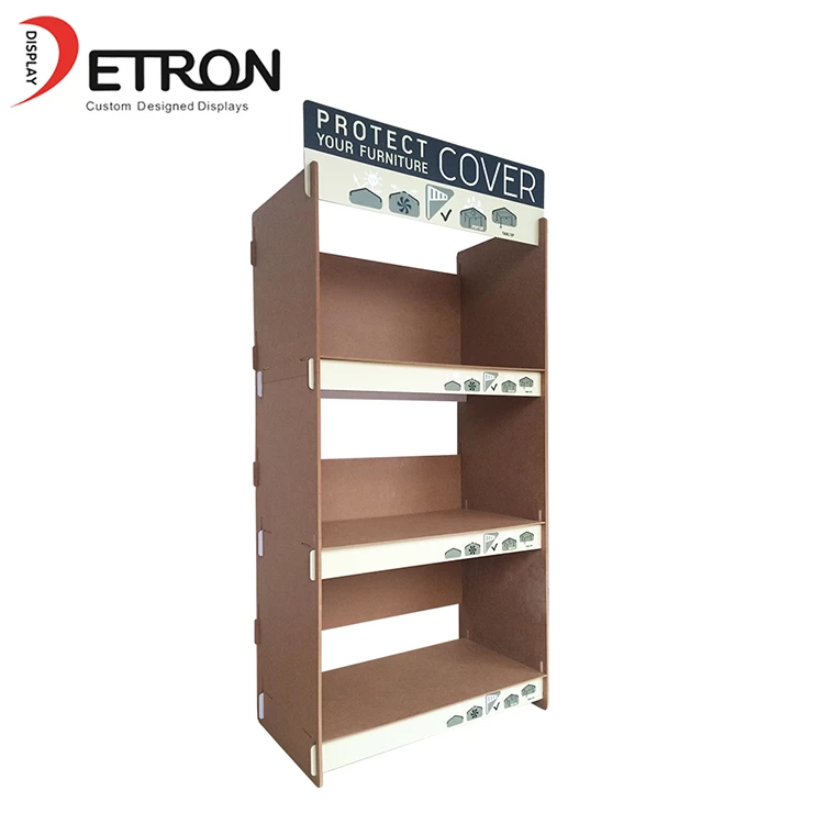 China China factory durable OEM customized flooring mdf display stand manufacturer