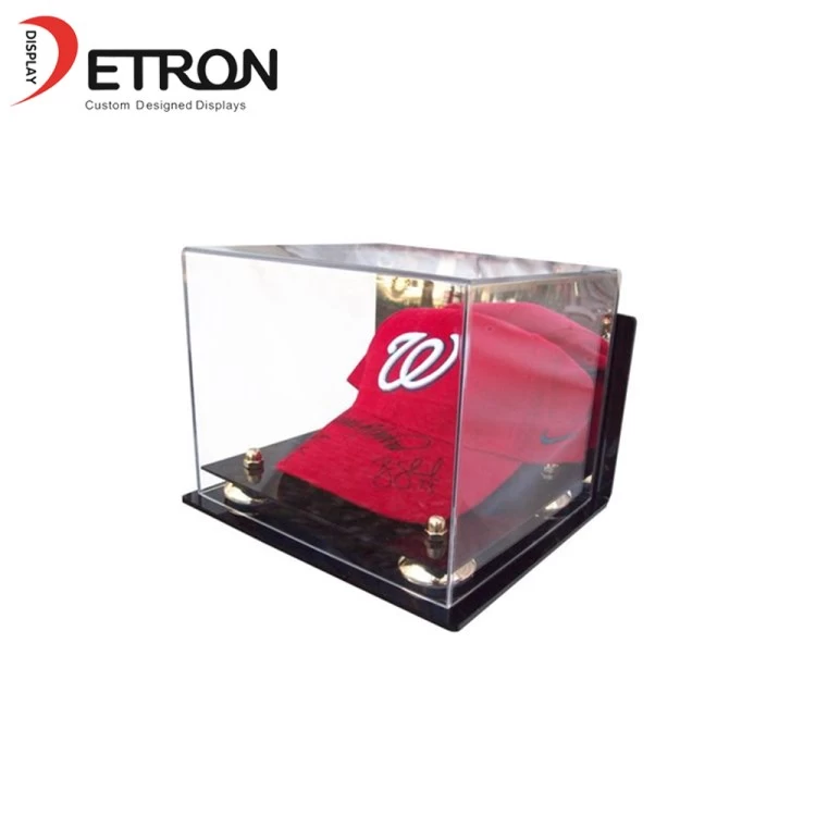China China made countertop cap display case acrylic box cap organizer manufacturer