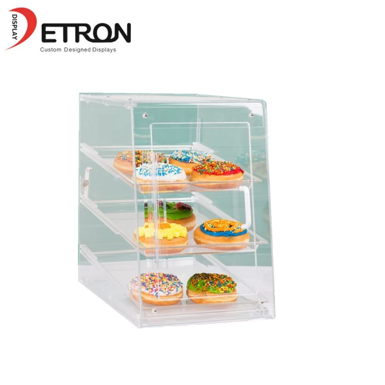 China China made factory directly sell cake bakery display case cake display clear acrylic cabinet for bakery manufacturer