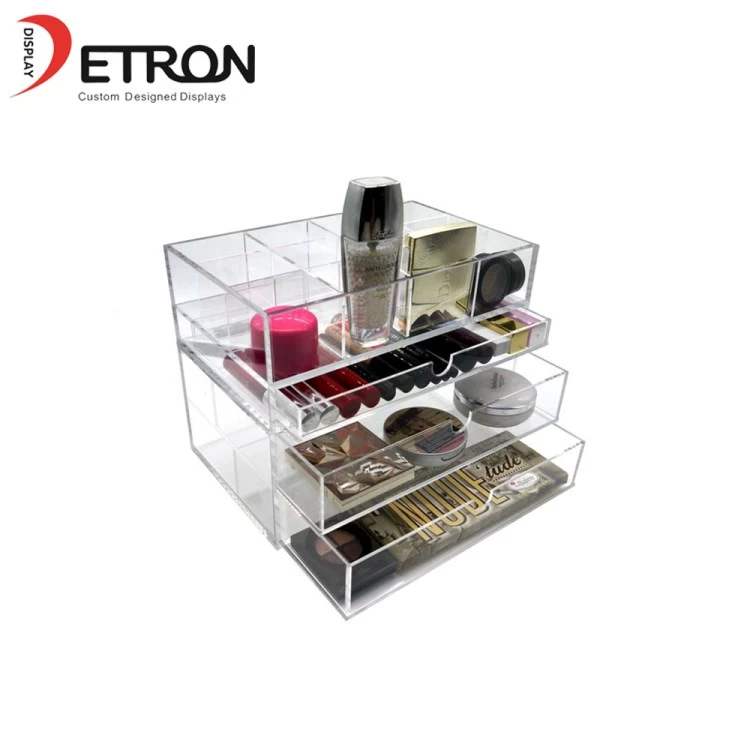 China China suppliers custom acrylic cosmetic display cosmetic display organizer manufacturer