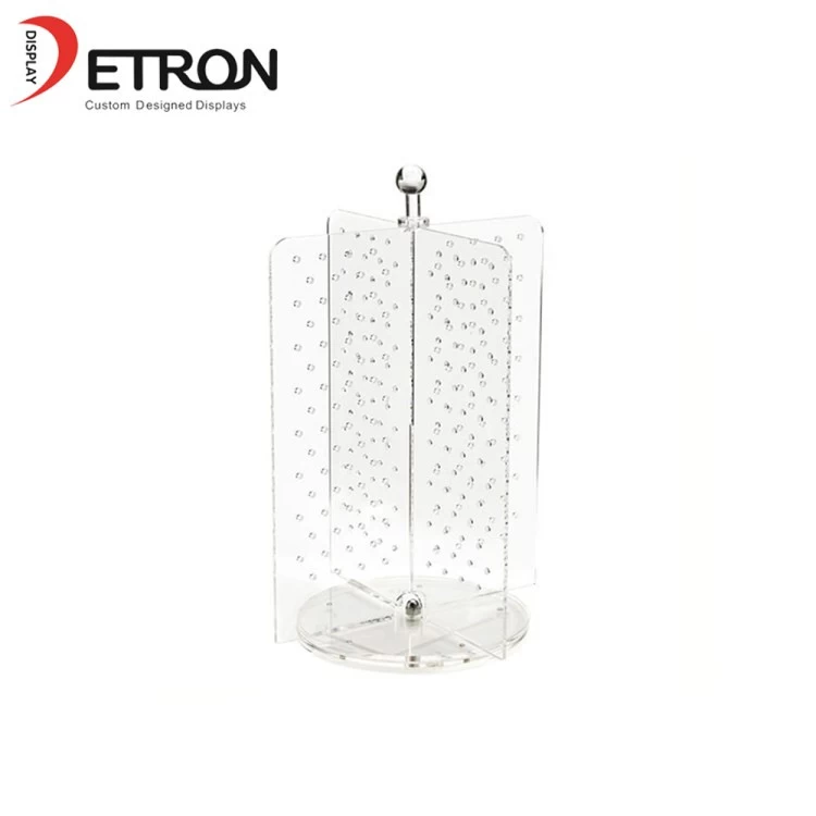 China Clear china supplier acrylic pop jewelry display case ring case countertop display stand manufacturer