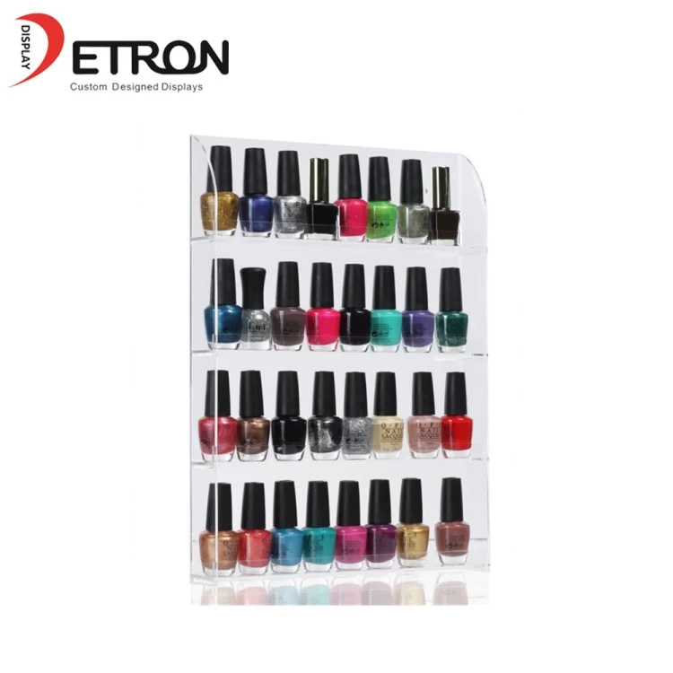 China Custom makeup display rack nail polish stand wall display stand manufacturer