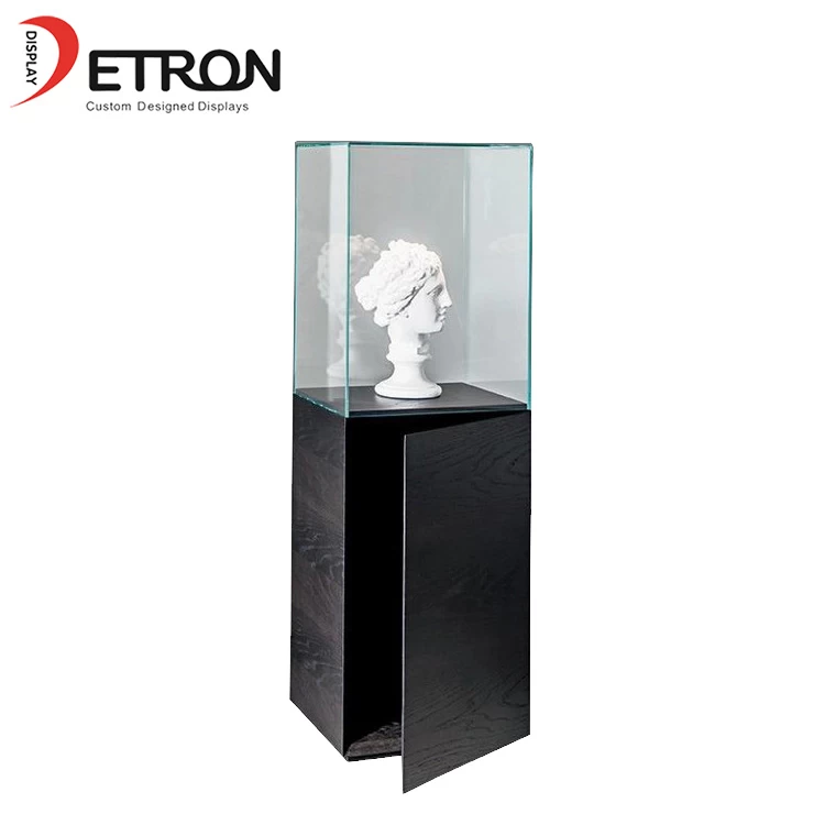 China Durable flooring wooden art exhibition display stand for artware manufacturer