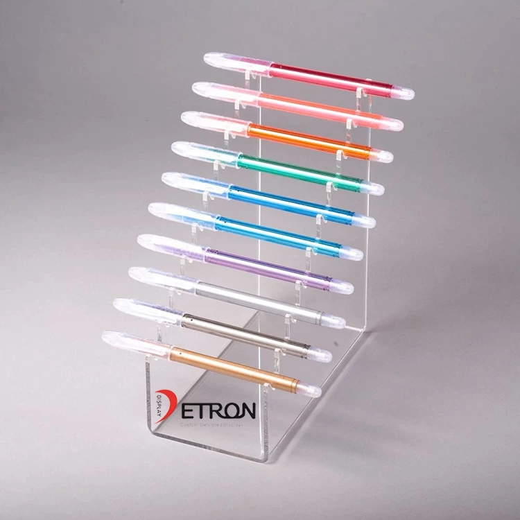 China Factory direct customized countertop acrylic small display stand for pen manufacturer