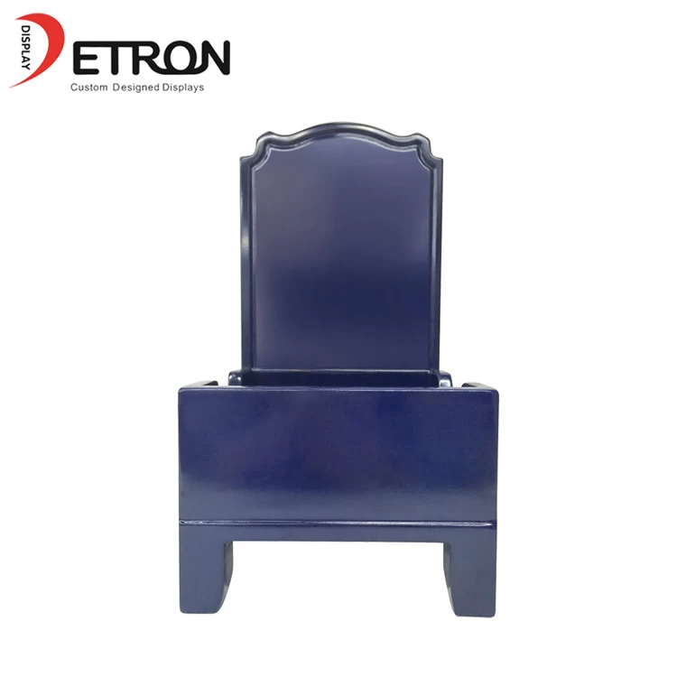 China MDF spray paint countertop small display stand for wine bottle manufacturer