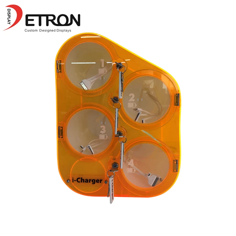 China Multifunctional customized color acrylic phone charger display stand manufacturer