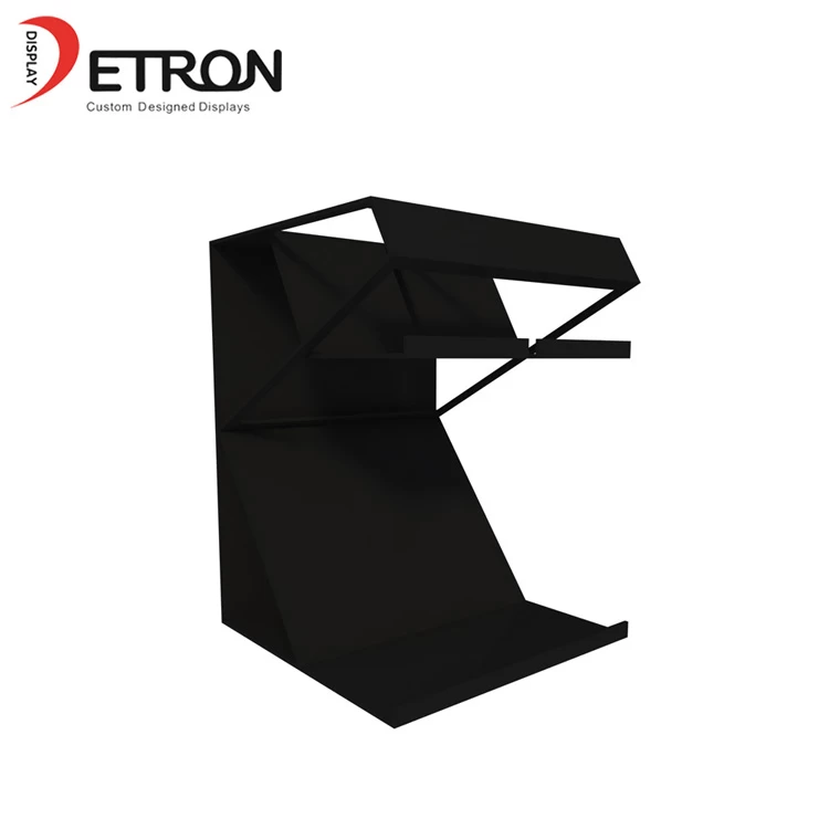 China Retail shop black acrylic countertop display stand for tea manufacturer