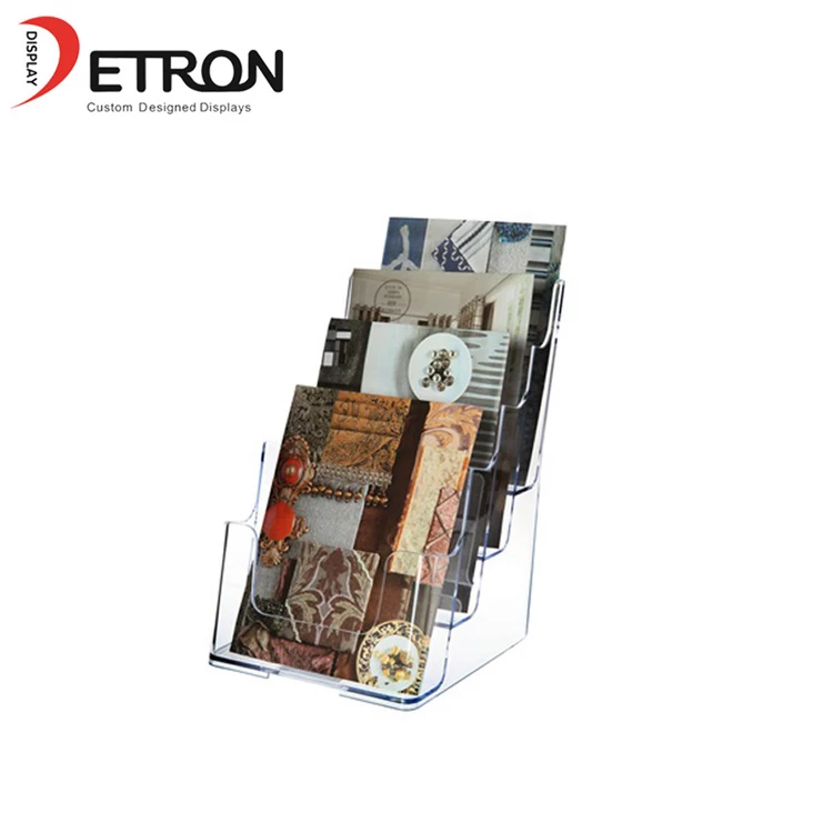 China Retail shop multi-layer acrylic display stand for brochure manufacturer