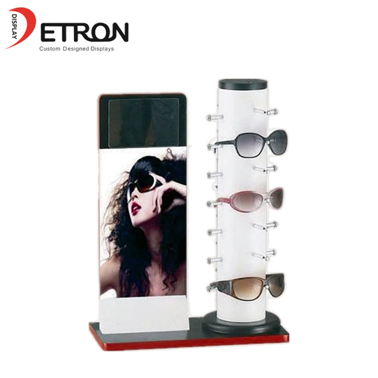 China 2019 China supplier acrylic display case acrylic eyewear sunglasses countertop display stand manufacturer