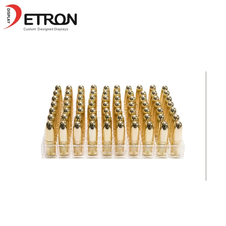 China 2019 china made batom diplay ficar claro acrílico batom caso caixa de armazenamento de cosméticos fabricante