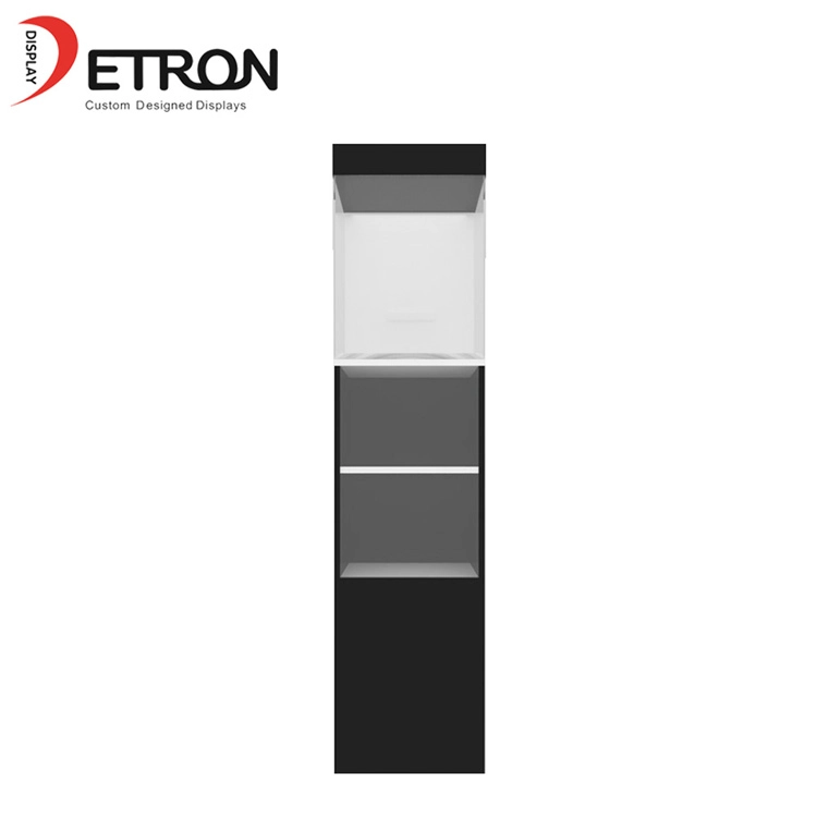 China 3 Tiers wooden flooring alcohol display cabinet with acrylic door manufacturer