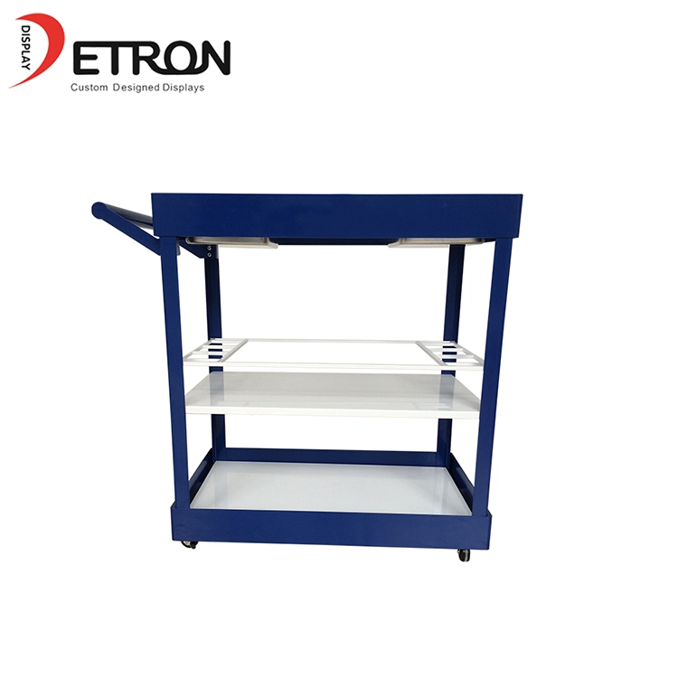 China China Fábrica OEM personalizado metal bebida food service jantar carrinho com roda fabricante