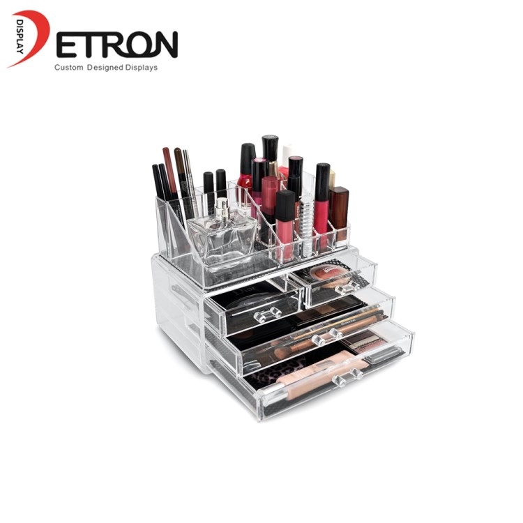 China China Supplier Acrylic Cosmetic Countertop Case Acrylic Clear Display Case manufacturer