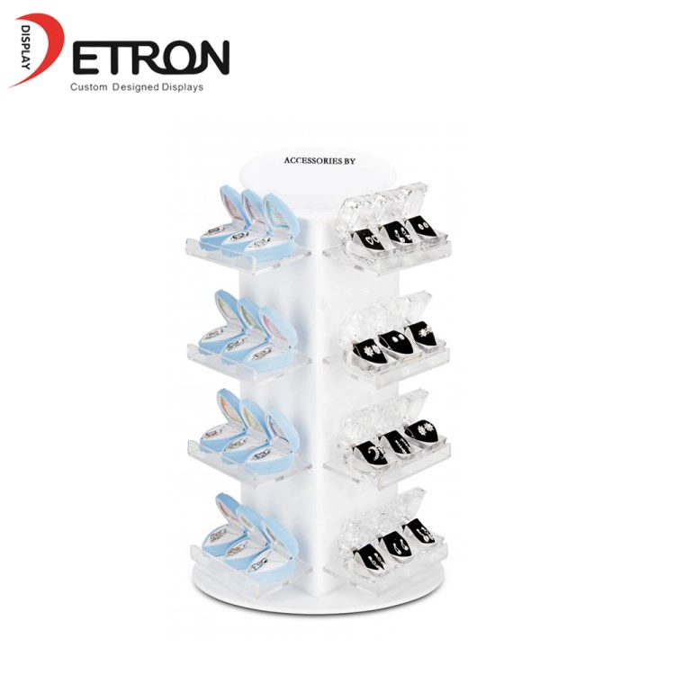 China China made acrylic display jewelry display flooring display rack manufacturer