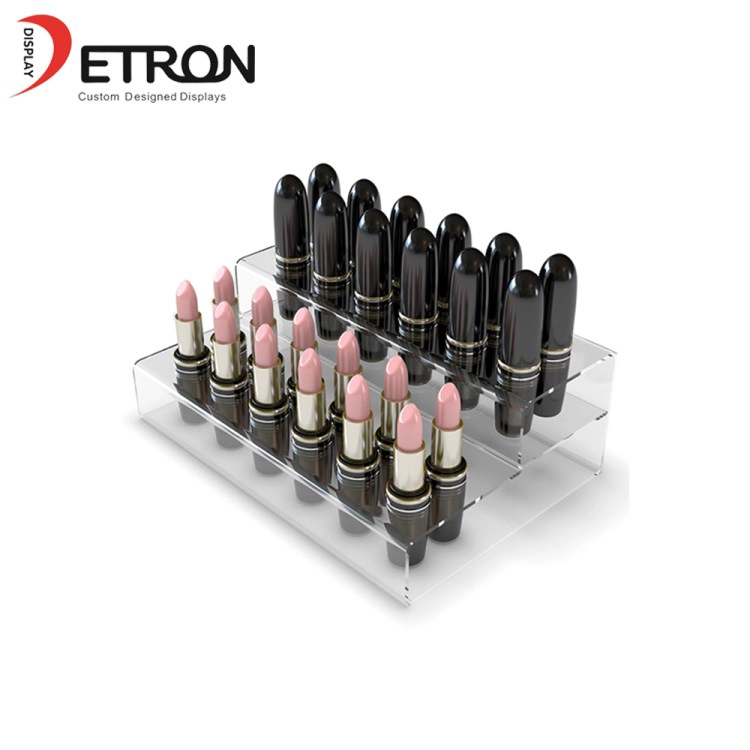 China China stellte Makeup Organizer Lippenstift Countertop-Vitrine Whosale her Hersteller