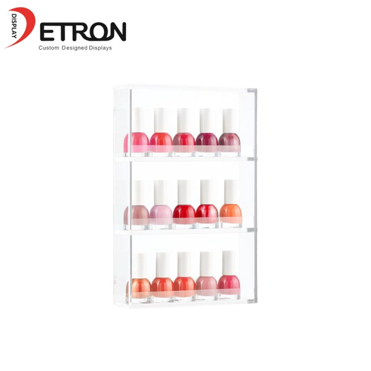 China Kundenspezifischer klarer Acrylausstellungsständer aus Nagellack Hersteller