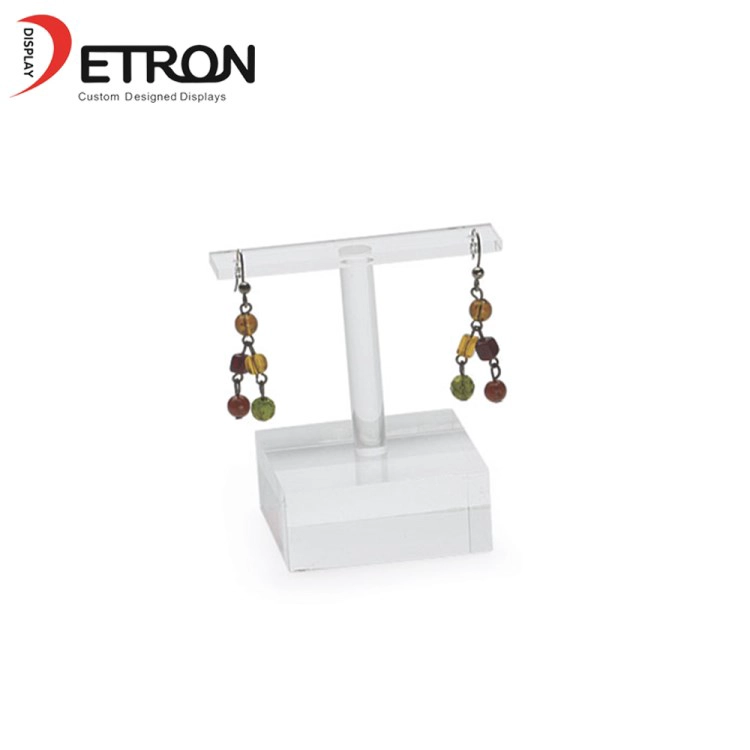 China Custom jewelry display stand acrylic countertop earring display stand manufacturer