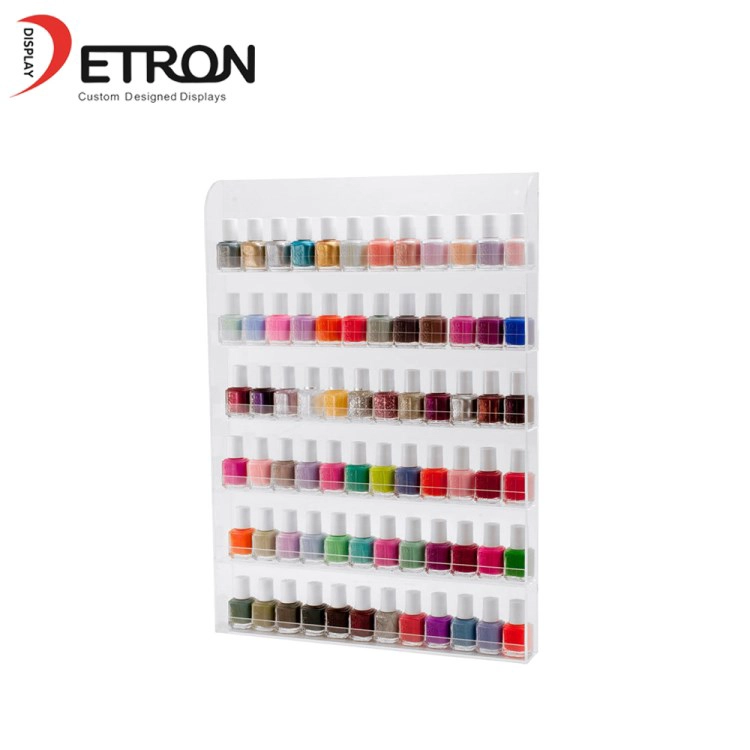 China Kundenspezifisches Material Acryl Make-up Veranstalter Nagellack Ausstellungsstand Porzellan Hersteller