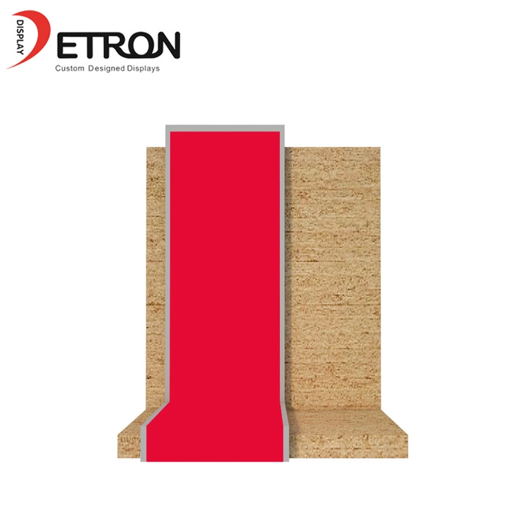 China Customized high class wooden counter display stand for health care products manufacturer