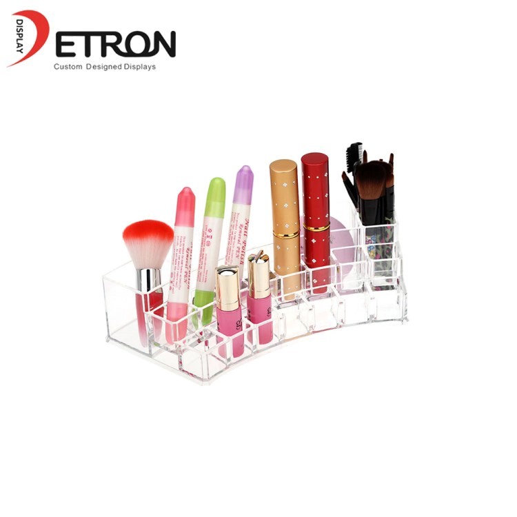 China Zoll China hergestellt aus klarem Acryl-Countertop-Ausstellungsstand-Lippenstift-Präsentationsständer Hersteller