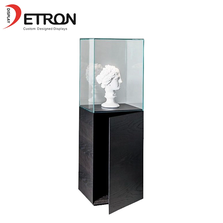 China Durable flooring wooden art exhibition display stand for artware manufacturer