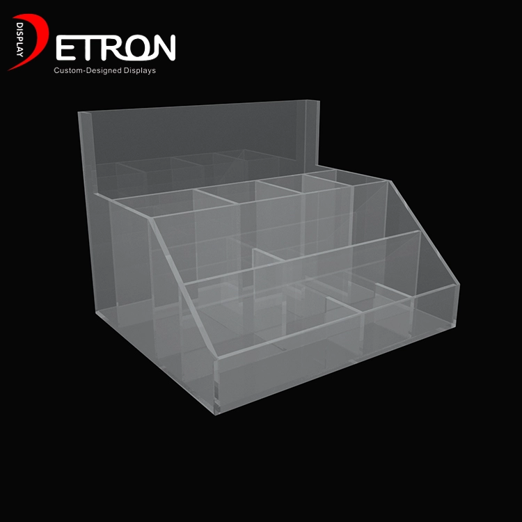 Chine Présentoir acrylique transparent de stockage de maquillage de vente chaude pour la maison fabricant