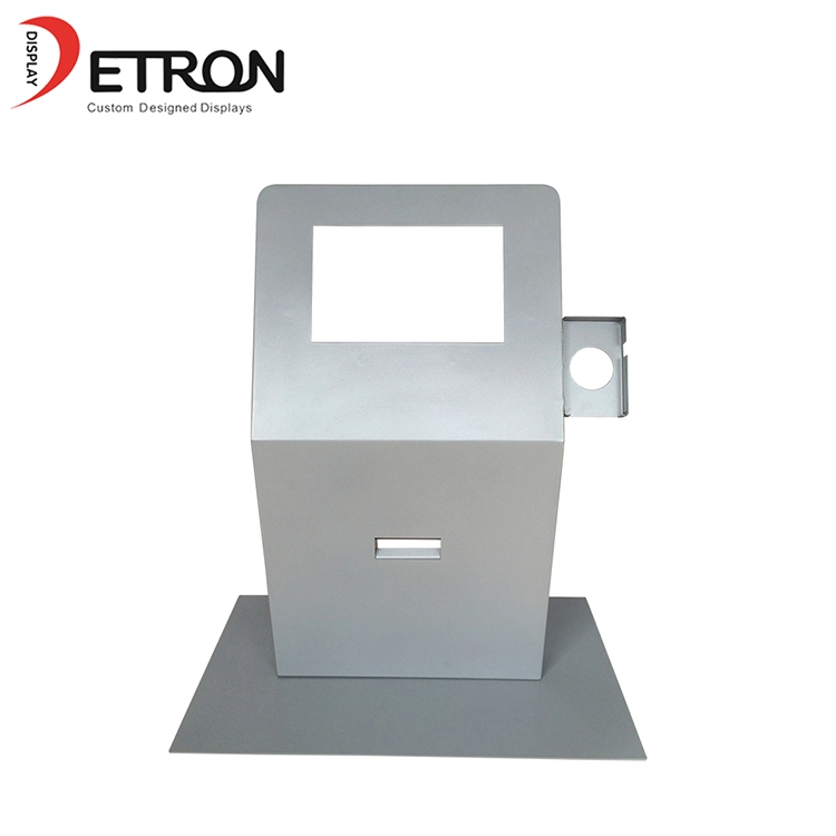 China New Design Metall-Arbeitsplatte OEM-Maschine Display Regal mit Bildschirm Hersteller