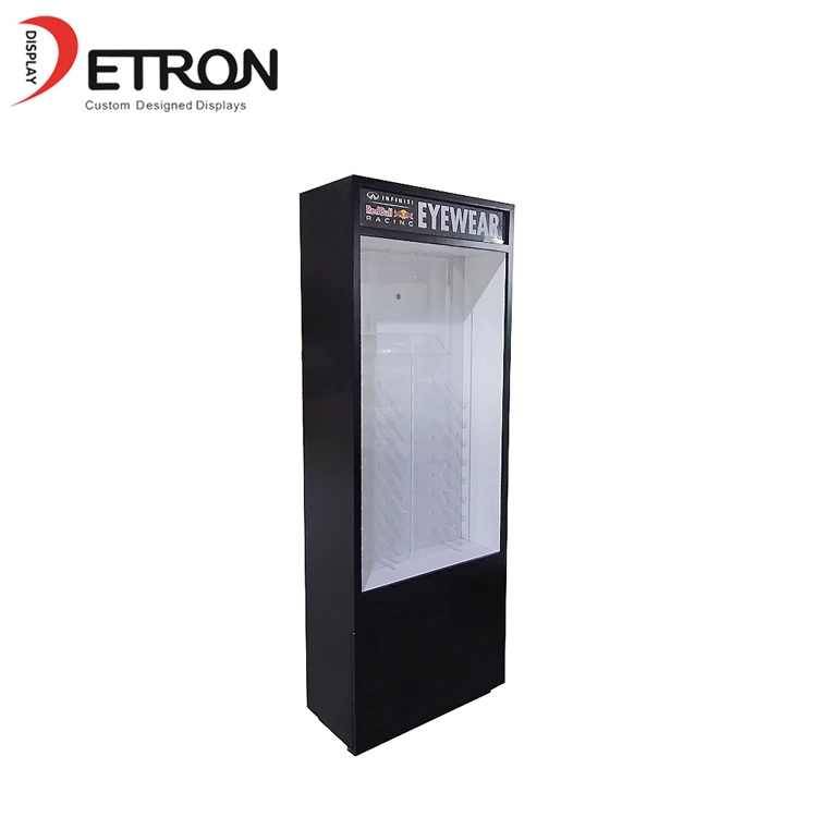 China Vitrine para óculos de acrílico de piso personalizado OEM para loja de varejo fabricante