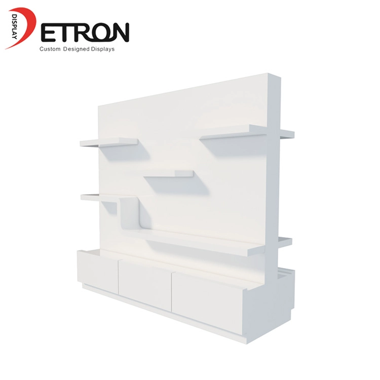 China OEM / ODM Aangepaste MDF-planken voor vloerweergave voor headset fabrikant