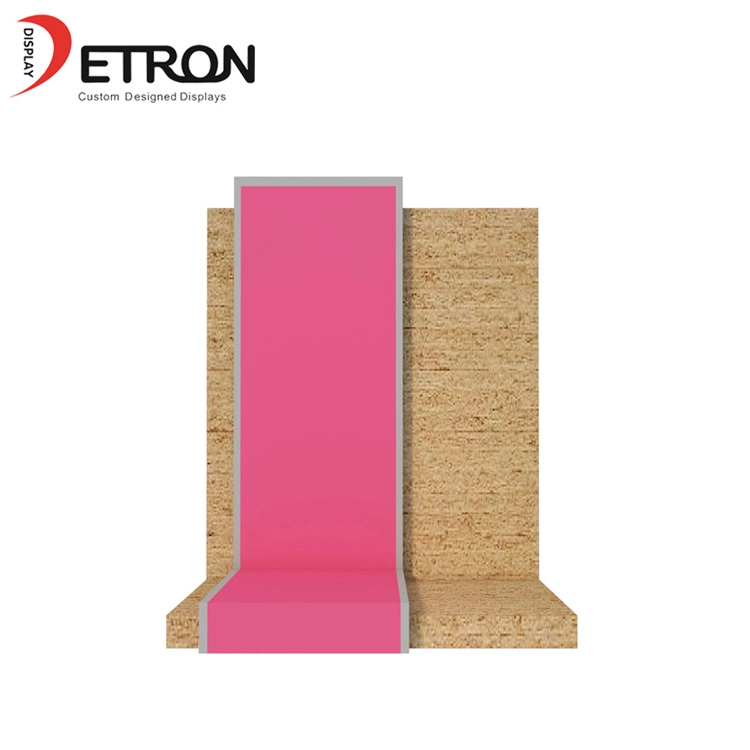 China OEM ODM customized wooden counter display stand for vodka manufacturer