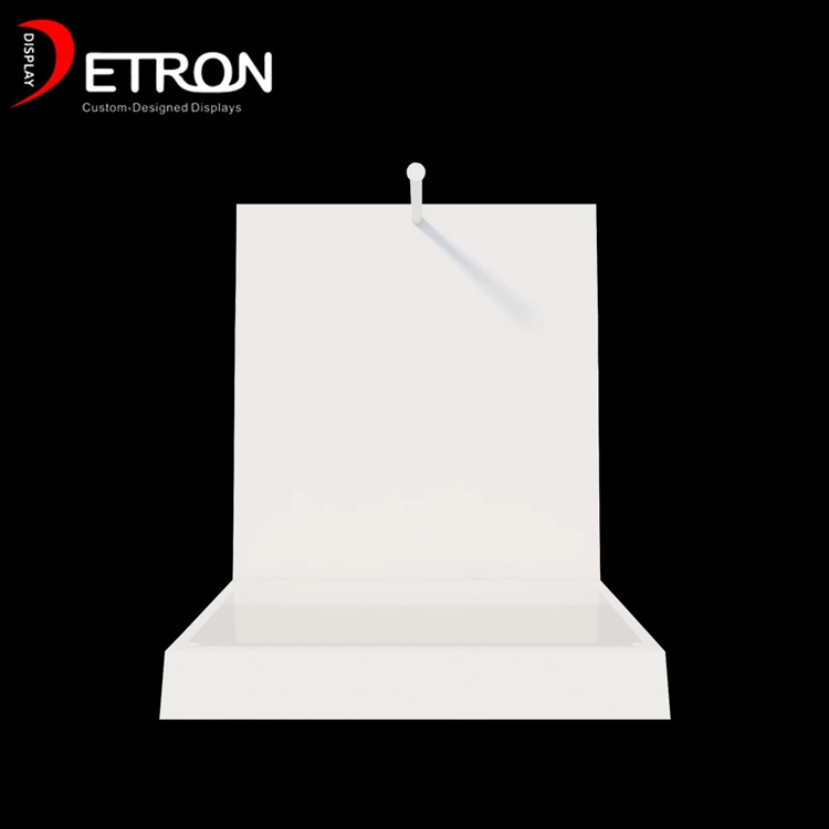 China Single sided metal earphone counter display stand with hook manufacturer