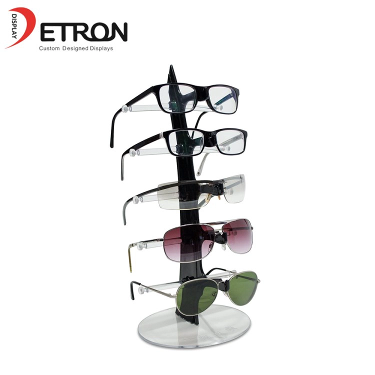 China Supermärkte Einzelhandel klare Sonnenbrillen Display Rack Mode natürliche Bambus Sonnenbrillen Display Hersteller