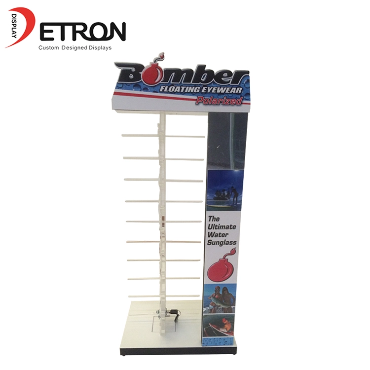 China Three models OEM/ODM customized printing acrylic sunglasses desktop display rack manufacturer