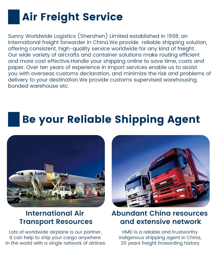 Air shipping agency in China air feight from China to London airport UK