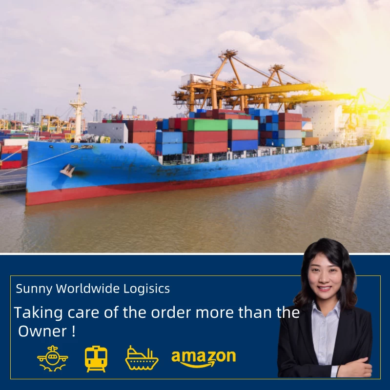 sea freight agent door to door delivery to USA Amazon warehouse sea shipping services