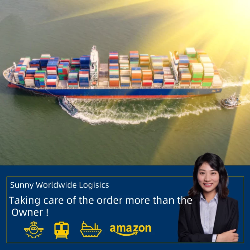 Sea freight from China to USA Amazon warehouse services door to door delivery