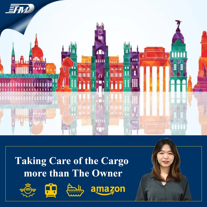Fast Amazon shipping Train Freight railway to Italy door to door services 